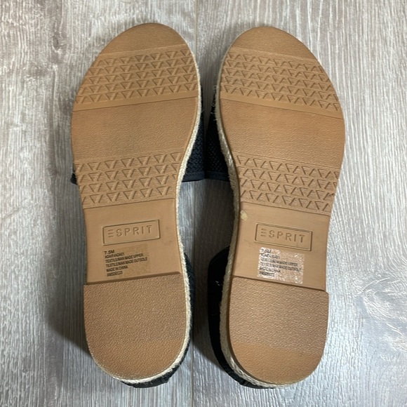 NWOT Esprit Ada Espadrille Flat Sandal Crochet Fabric Upper 7.5M - Picture 7 of 14